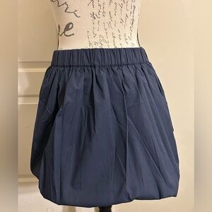 Calvin Klein Navy Bubble Mini Skirt